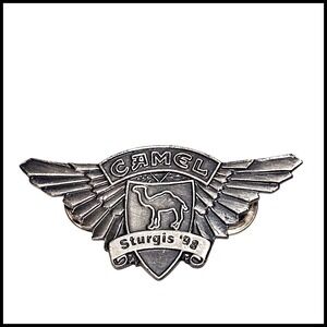 Camel  Sturgis '98 Motorcycle Rally Pin Badge‎ Biker Lapel
